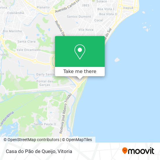 Casa do Pão de Queijo map