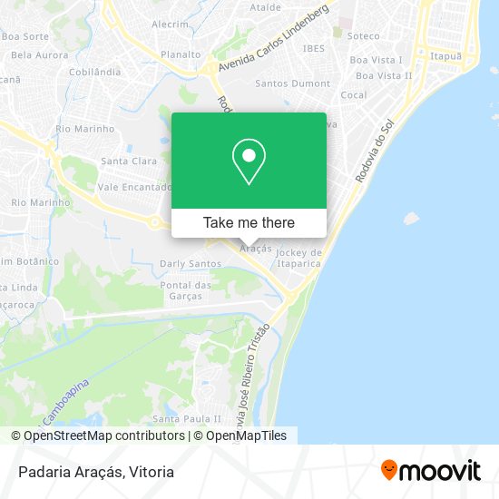 Padaria Araçás map