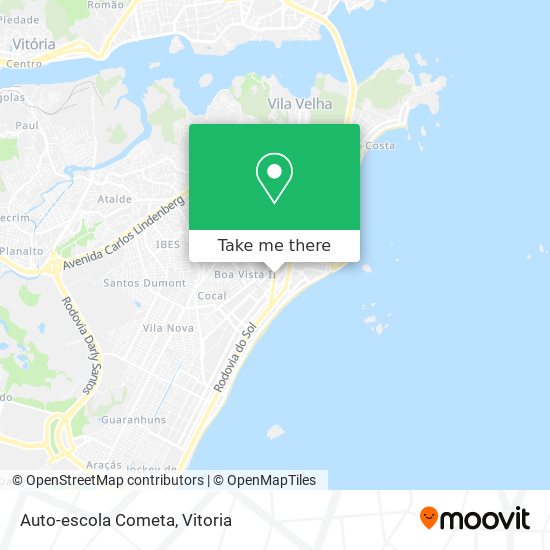 Auto-escola Cometa map