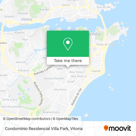 Mapa Condomínio Residencial Villa Park