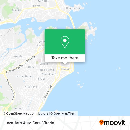 Lava Jato Auto Care map