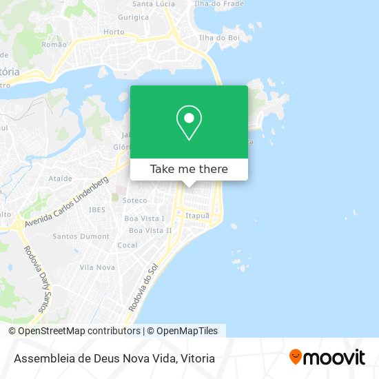 Assembleia de Deus Nova Vida map