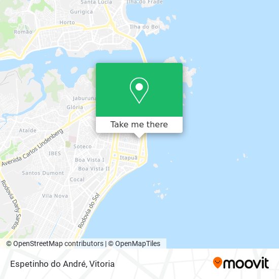 Espetinho do André map