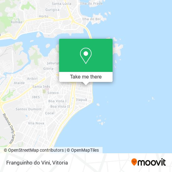 Mapa Franguinho do Vini