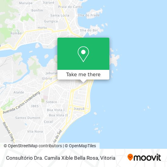 Consultório Dra. Camila Xible Bella Rosa map