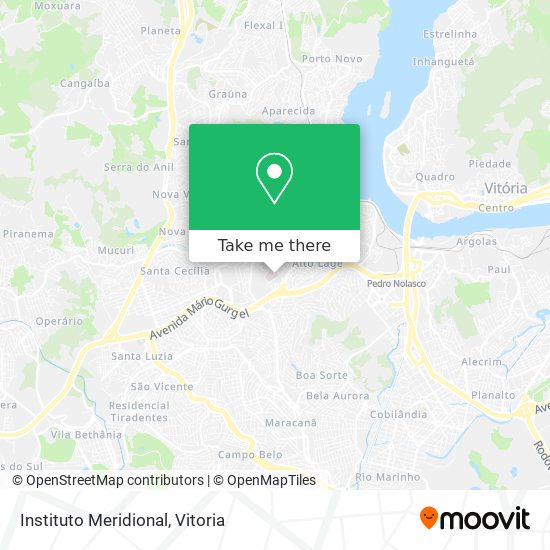 Instituto Meridional map