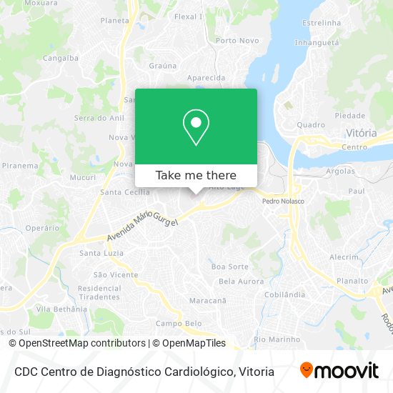 CDC Centro de Diagnóstico Cardiológico map
