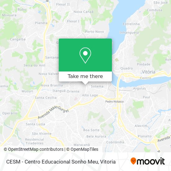 Mapa CESM - Centro Educacional Sonho Meu