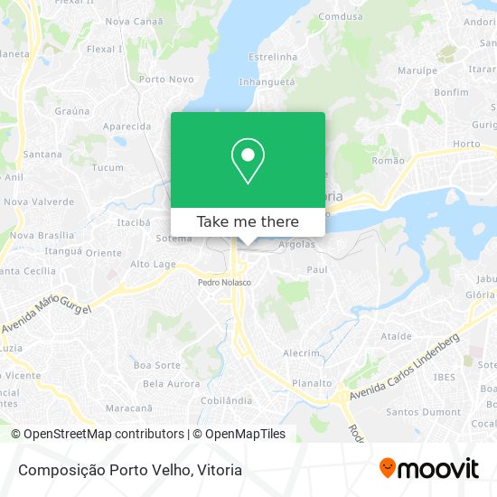 Composição Porto Velho map