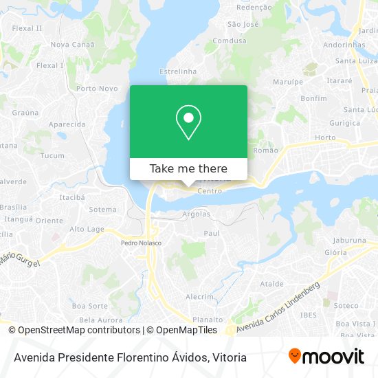 Mapa Avenida Presidente Florentino Ávidos