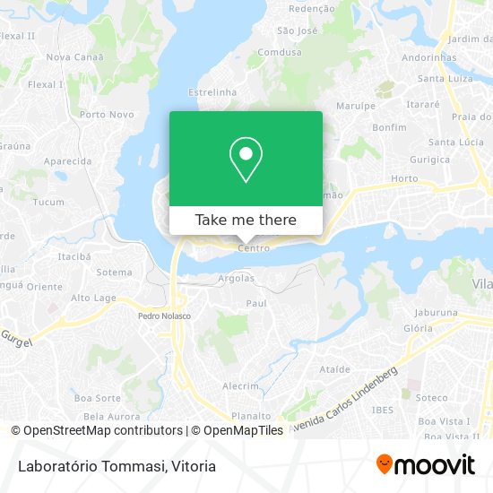 Mapa Laboratório Tommasi
