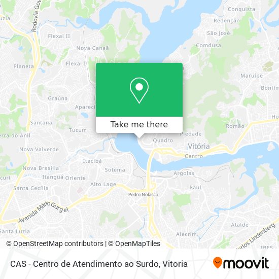 CAS - Centro de Atendimento ao Surdo map
