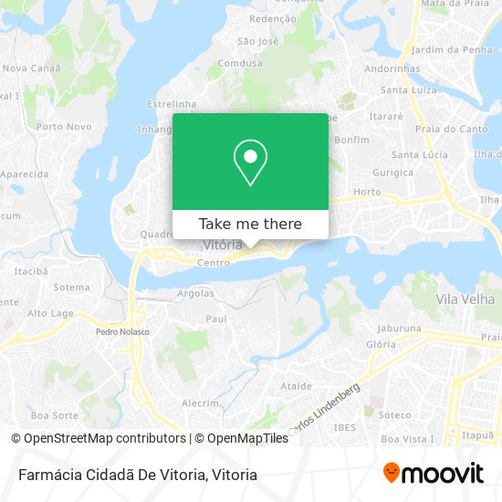 Mapa Farmácia Cidadã De Vitoria