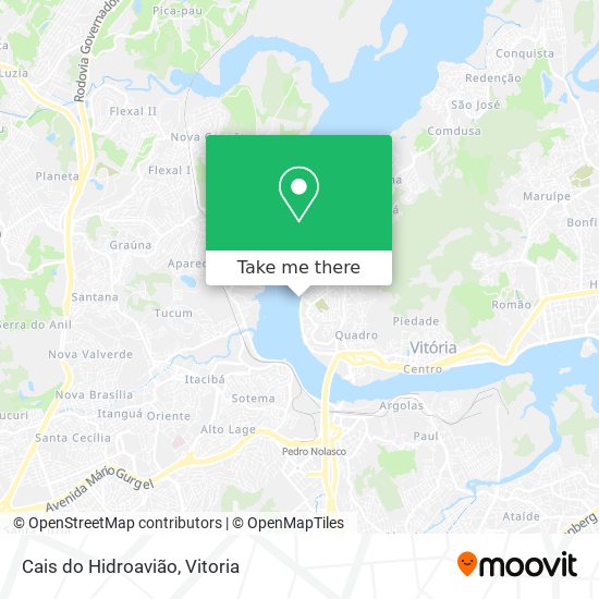 Cais do Hidroavião map