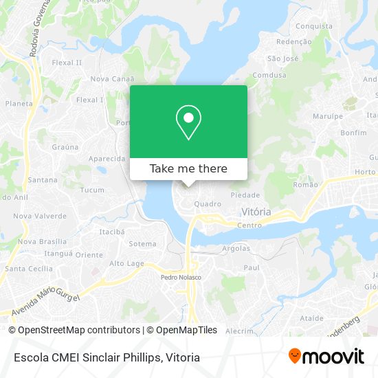 Escola CMEI Sinclair Phillips map