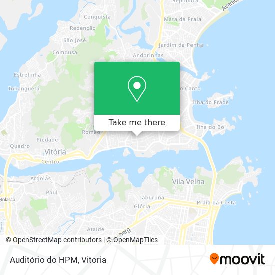Auditório do HPM map