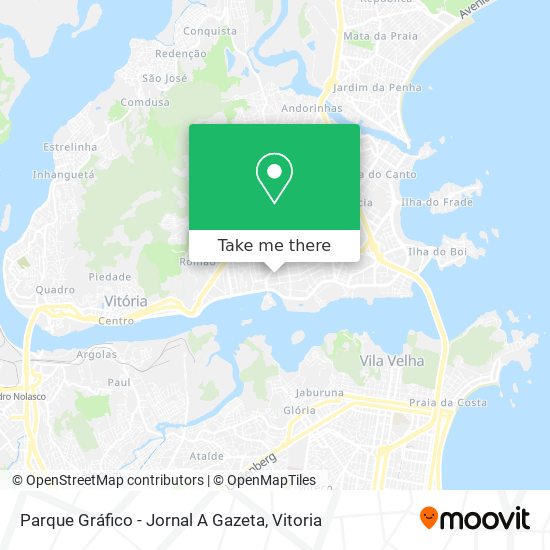 Parque Gráfico - Jornal A Gazeta map