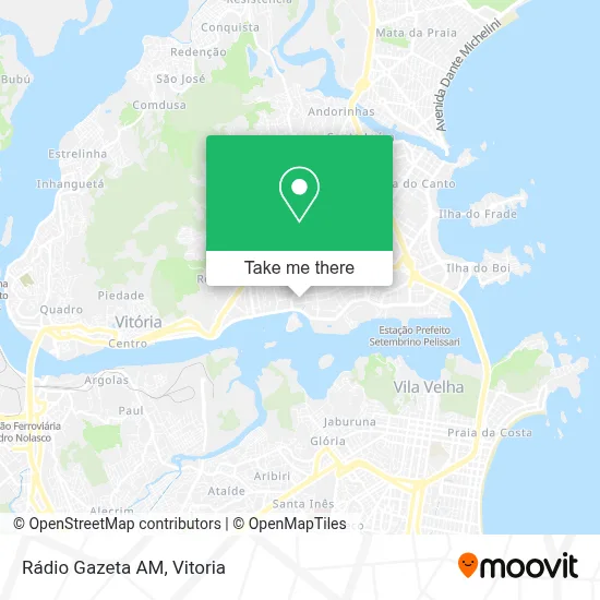 Rádio Gazeta AM map