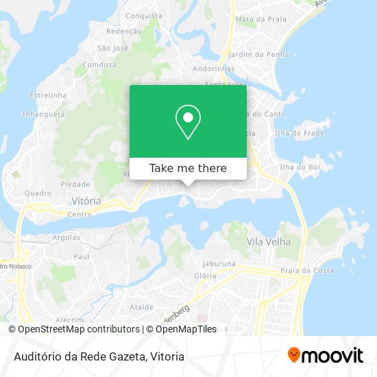 Auditório da Rede Gazeta map