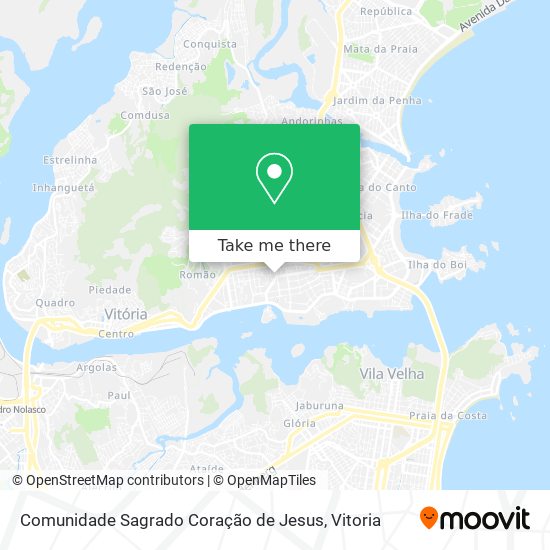 Comunidade Sagrado Coração de Jesus map