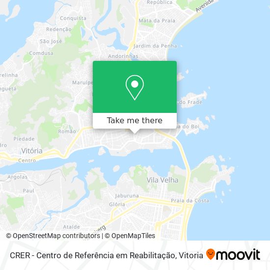 CRER - Centro de Referência em Reabilitação map