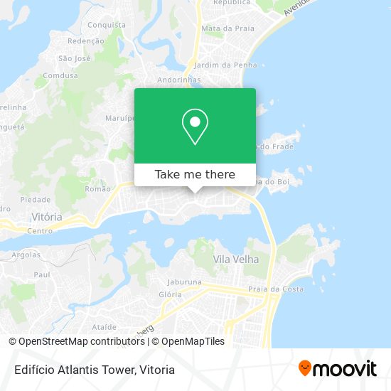 Edifício Atlantis Tower map
