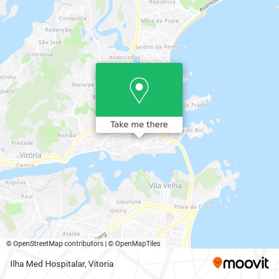 Ilha Med Hospitalar map