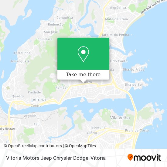 Vitoria Motors Jeep Chrysler Dodge map