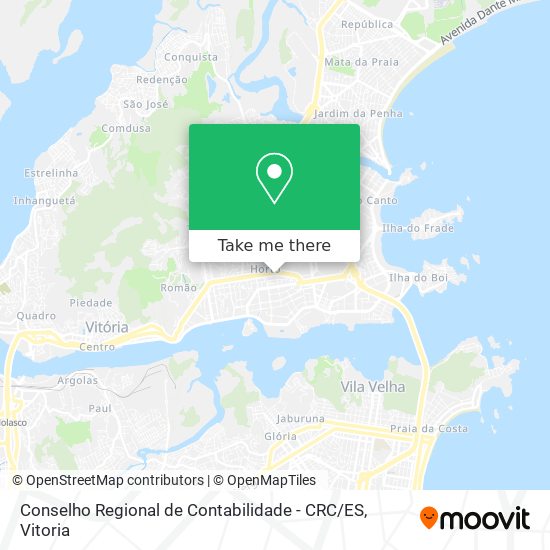 Conselho Regional de Contabilidade - CRC / ES map