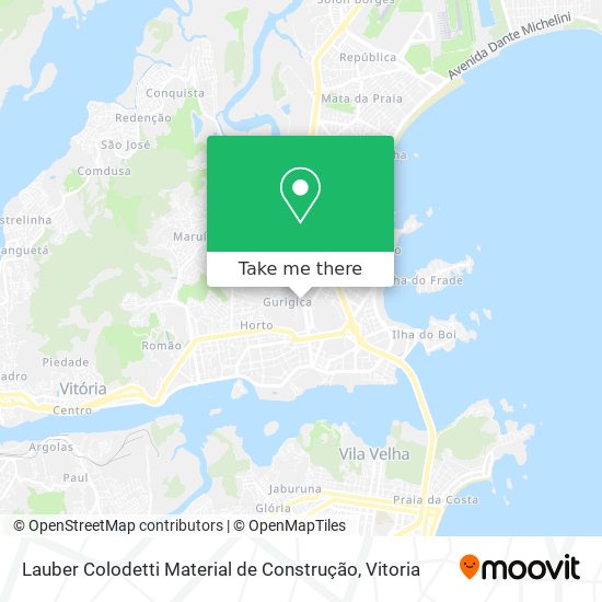 Lauber Colodetti Material de Construção map