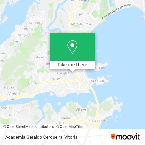 Academia Geraldo Cerqueira map