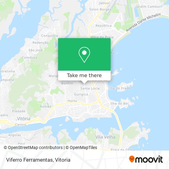 Viferro Ferramentas map