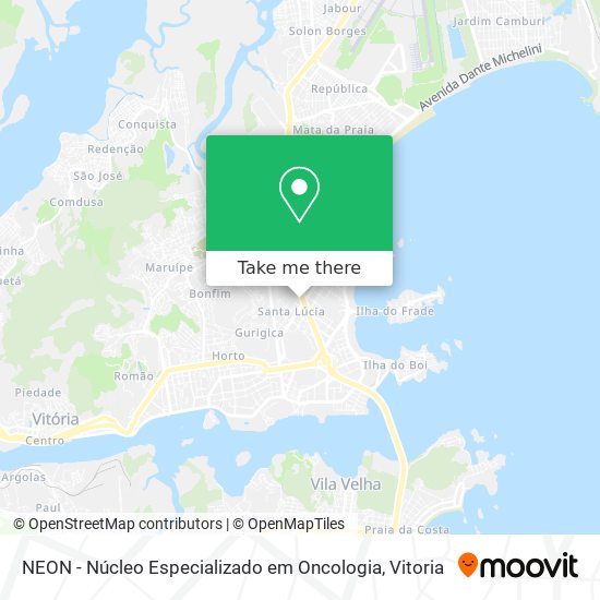 NEON - Núcleo Especializado em Oncologia map