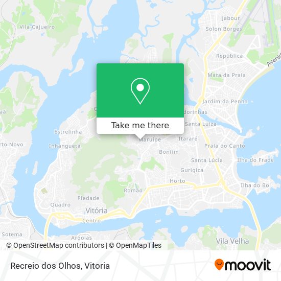Recreio dos Olhos map