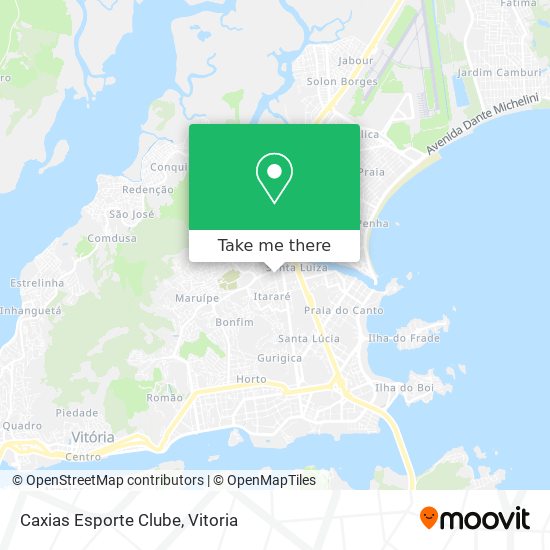 Caxias Esporte Clube map