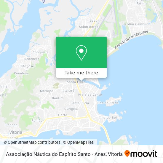 Associação Náutica do Espírito Santo - Anes map