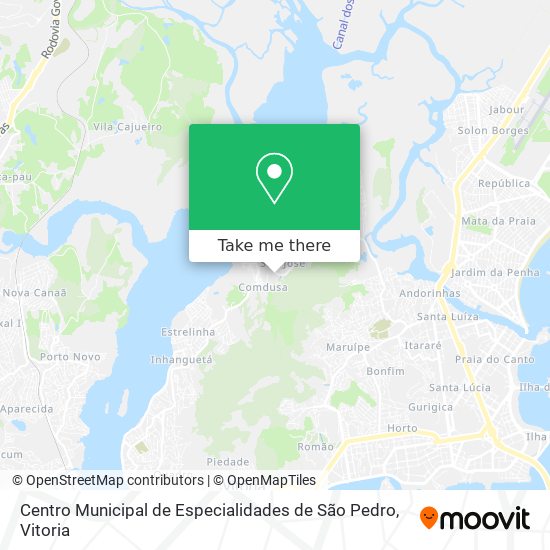 Centro Municipal de Especialidades de São Pedro map