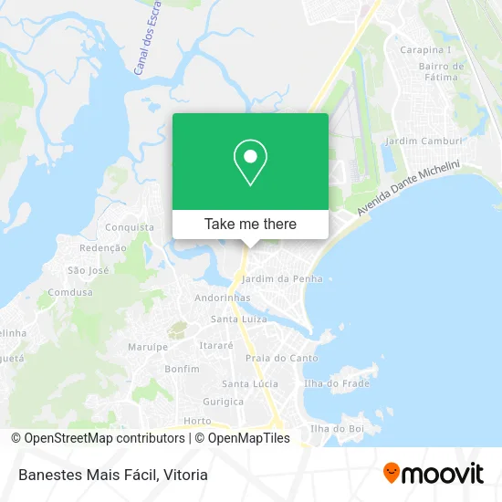 Banestes Mais Fácil map