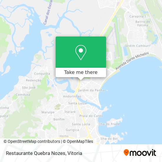 Restaurante Quebra Nozes map