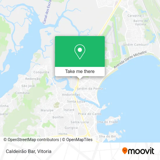 Caldeirão Bar map