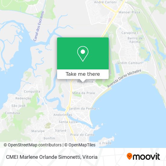 CMEI Marlene Orlande Simonetti map