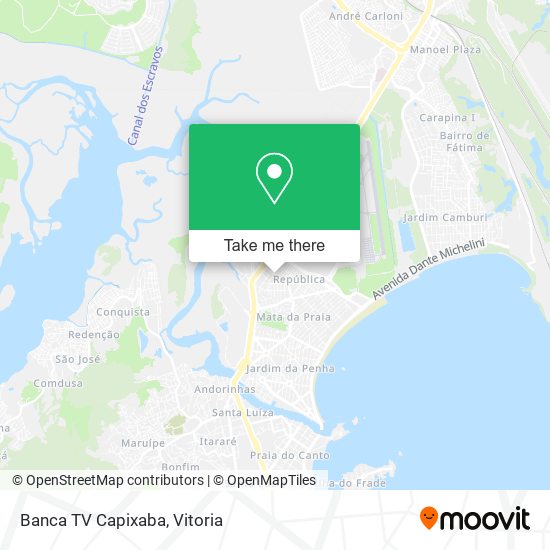 Banca TV Capixaba map