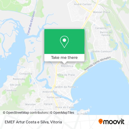 EMEF Artur Costa e Silva map