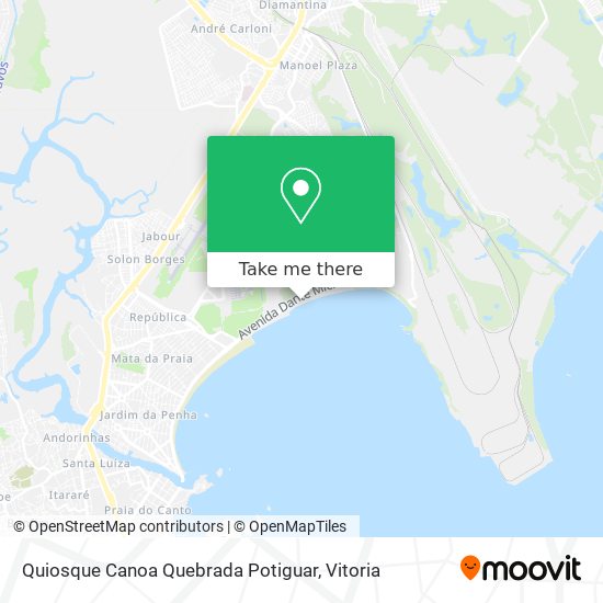 Quiosque Canoa Quebrada Potiguar map