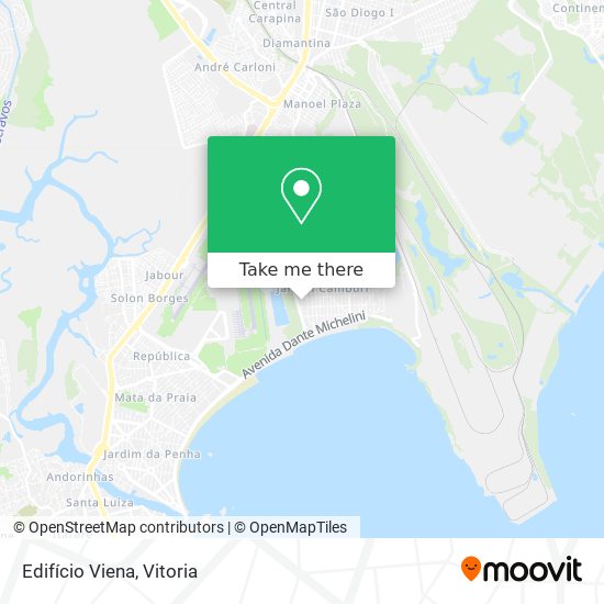 Edifício Viena map