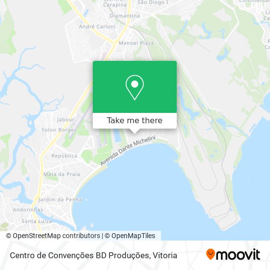 Mapa Centro de Convenções BD Produções