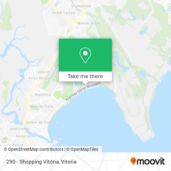 290 - Shopping Vitória map