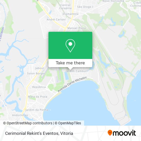 Cerimonial Rekint's Eventos map