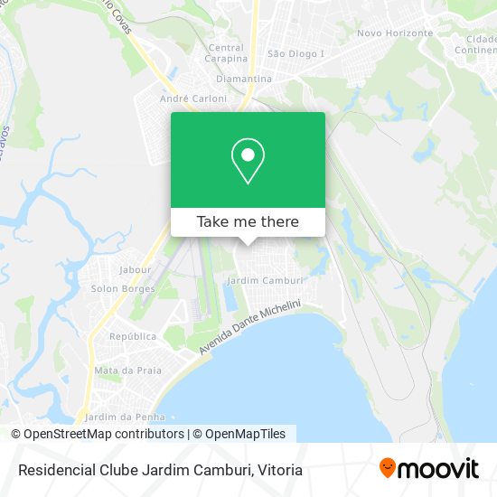 Residencial Clube Jardim Camburi map