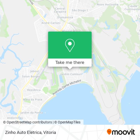 Zinho Auto Elétrica map